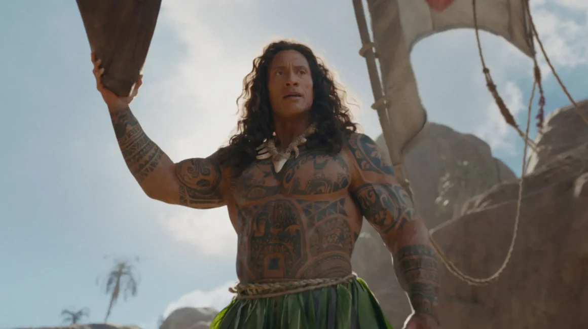 Dwayne Johnson as Maui