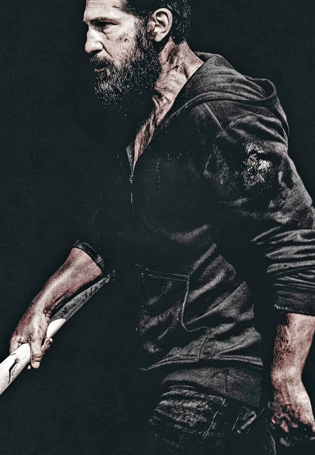 The Punisher surrounded by flames during a violent scene